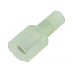 Terminal plat 4,8mm 0,5mm tată crimpat pe cablu izolată | Electronic-mag.ro | Componente Electronice