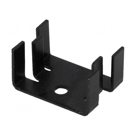Radiator presat SOT32 negru 18mm x 25,4mm x 13mm 21K/W | Electronic-mag.ro | Componente Electronice