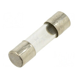 Siguranţă ardere rapidă 125mA 250VAC sticlă 5x20mm | Electronic-mag.ro | Componente Electronice