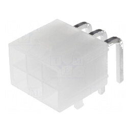 Conector cablu-placă soclu tată Mini-Fit Jr 4,2mm PIN 6 THT | Electronic-mag.ro | Componente Electronice