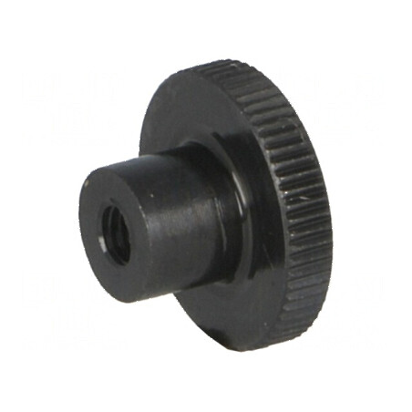 Buton de reglare Ø 12mm Filet M3 H 7,5mm Oțel DIN 466 | Electronic-mag.ro | Componente Electronice