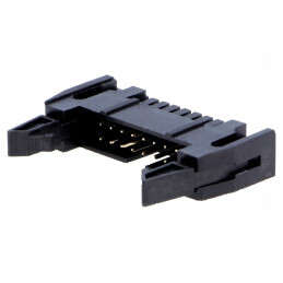 Conector IDC soclu tată 16 PIN Ejector THT 2,54mm | Electronic-mag.ro | Componente Electronice