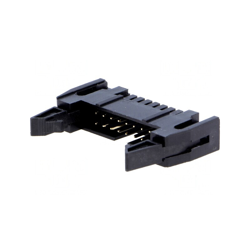 Conector IDC soclu tată 16 PIN Ejector THT 2,54mm | Electronic-mag.ro | Componente Electronice