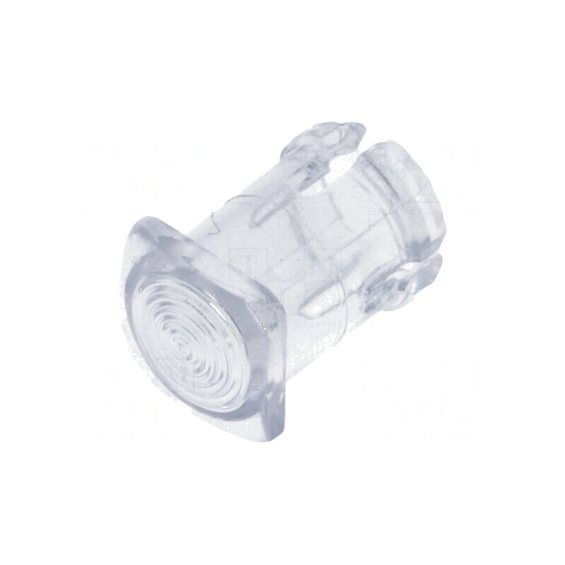 Lentilă LED pătrată transparentă joasă 5mm | Electronic-mag.ro | Componente Electronice