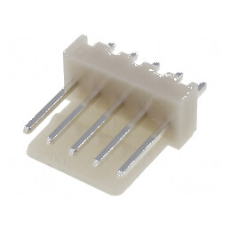 Conector cablu-placă soclu tată 5 PIN THT 2,54mm drept | Electronic-mag.ro | Componente Electronice