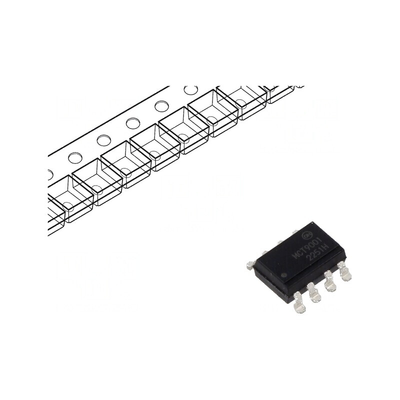 Optocuplor SMD 2 Canale 5kV 55V PDIP8 | Electronic-mag.ro | Componente Electronice
