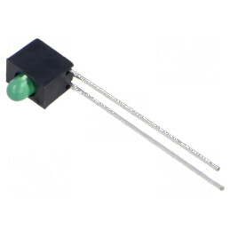 LED 3mm Verde Difuză 2mA 4mcd | Electronic-mag.ro | Componente Electronice