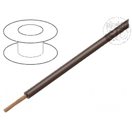 Cablu BETAtherm® 155 1x0,75mm² litat Cu maro pentru temperaturi -55÷155°C 600V | Electronic-mag.ro | Componente Electronice