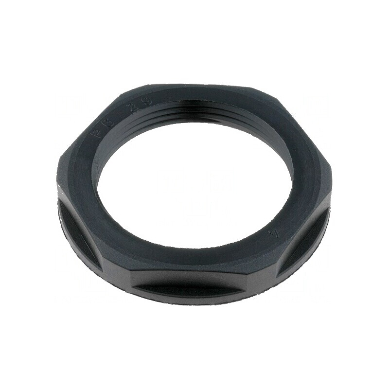Piuliță PG29 poliamidă UL94V-2 46mm neagră -20÷100°C | Electronic-mag.ro | Componente Electronice