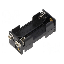 Suport baterii AAA R3 4 tip 6F22 negru | Electronic-mag.ro | Componente Electronice