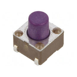 Microîntrerupător TACT SPST-NO 0,05A/12VDC SMT Poz: 2 | Electronic-mag.ro | Componente Electronice