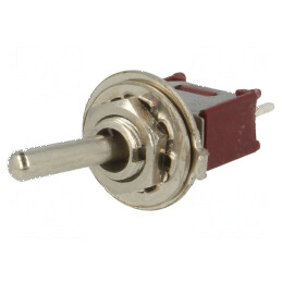 Comutator basculant Poz 2 SPDT ON-ON 1A 250VAC -55÷65°C 20mΩ | Electronic-mag.ro | Componente Electronice