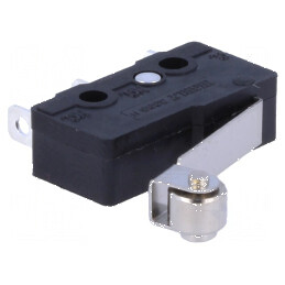 Microîntrerupător SNAP ACTION 3A 250VAC cu manetă și rolă | Electronic-mag.ro | Componente Electronice