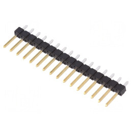 Conector BERGSTIK II tată PIN 16 drept şiruri pini | Electronic-mag.ro | Componente Electronice