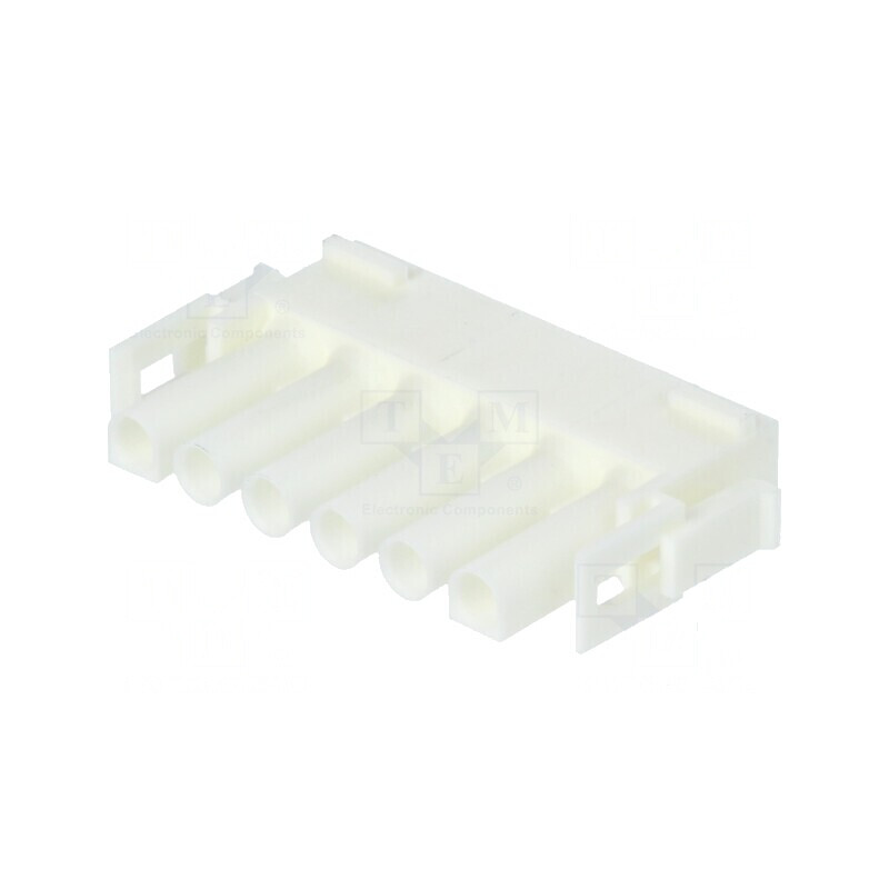 Conector cablu-cablu/PCB natural mufă tată/mamă 6 PIN 600V | Electronic-mag.ro | Componente Electronice