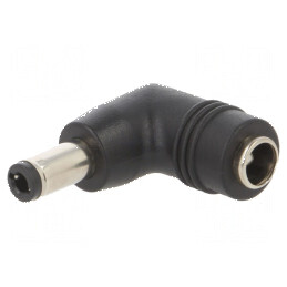 Adaptor Ştecher Unghiat 5,5/2,1 la 5,5/2,5 | Electronic-mag.ro | Componente Electronice