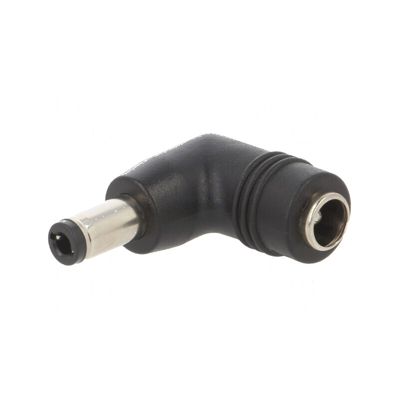 Adaptor Ştecher Unghiat 5,5/2,1 la 5,5/2,5 | Electronic-mag.ro | Componente Electronice