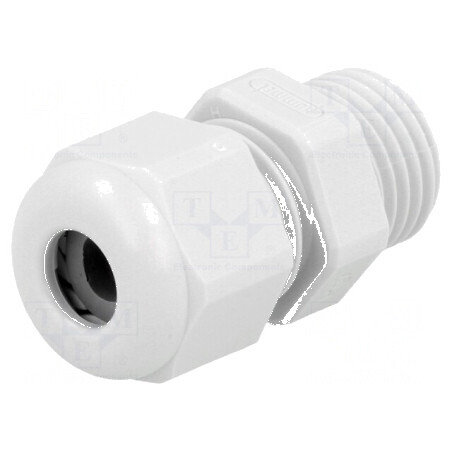 Garnitură etanșare PG7 IP68 poliamidă gri deschis UL94V-0 | Electronic-mag.ro | Componente Electronice