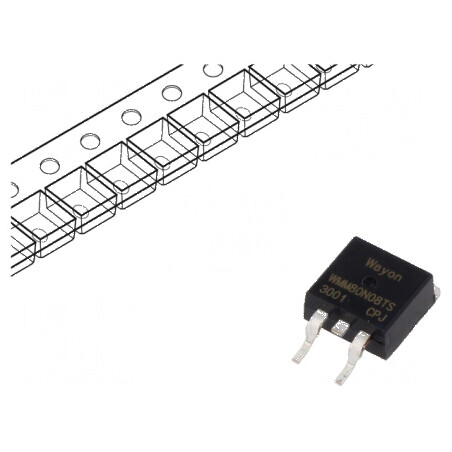 Tranzistor N-MOSFET unipolar TO263 | Electronic-mag.ro | Componente Electronice
