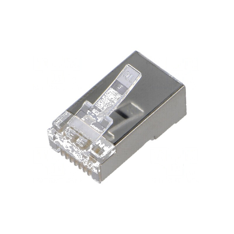 Conector RJ45 8p8c ecranat Cat 6a cu mufă PIN 8 | Electronic-mag.ro | Componente Electronice