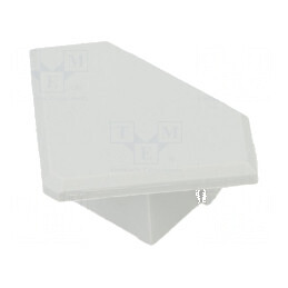 Obturator LED profil gri 45-ALU | Electronic-mag.ro | Componente Electronice
