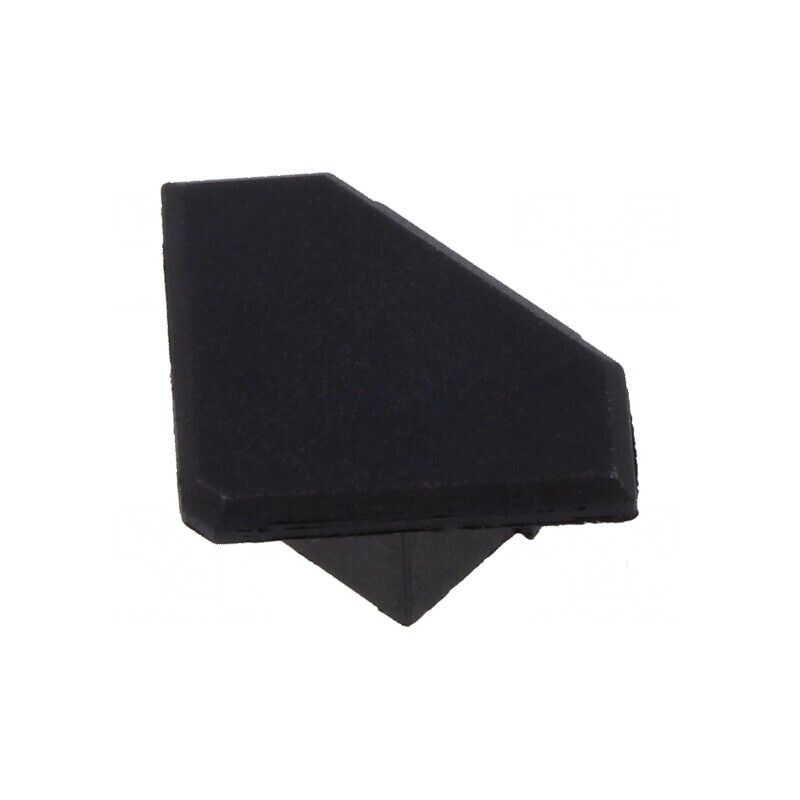 Obturator LED profil negru 45-ALU | Electronic-mag.ro | Componente Electronice