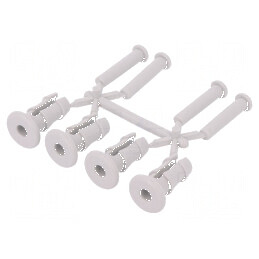 Set nituri gri deschis 4 bucăți | Electronic-mag.ro | Componente Electronice