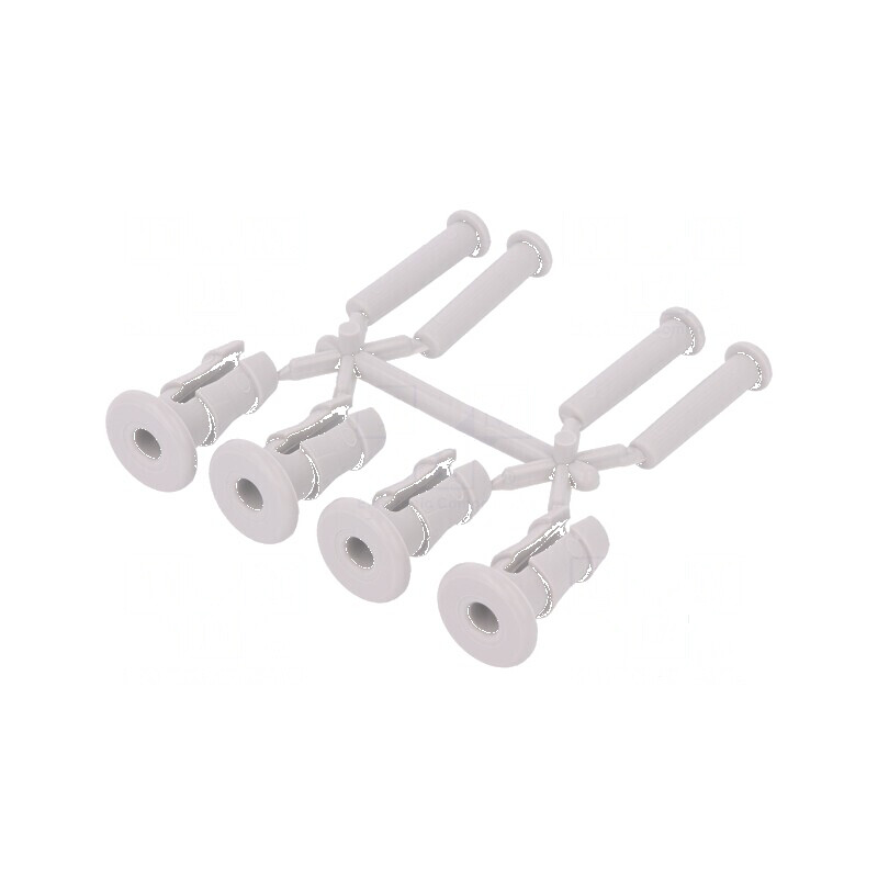 Set nituri gri deschis 4 bucăți | Electronic-mag.ro | Componente Electronice