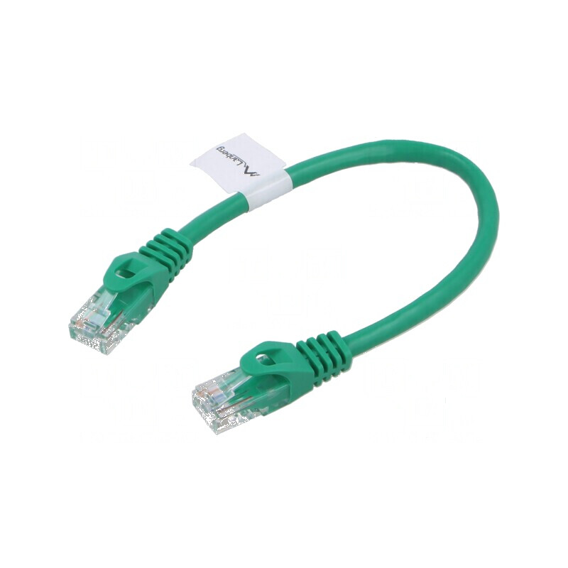 Patch cord U/UTP 6 litat CCA PVC verde 0,25m 26AWG | Electronic-mag.ro | Componente Electronice Patch cord U/UTP 6 litat CCA PVC verde 0,25m 26AWG | Electronic-mag.ro | Componente Electronice