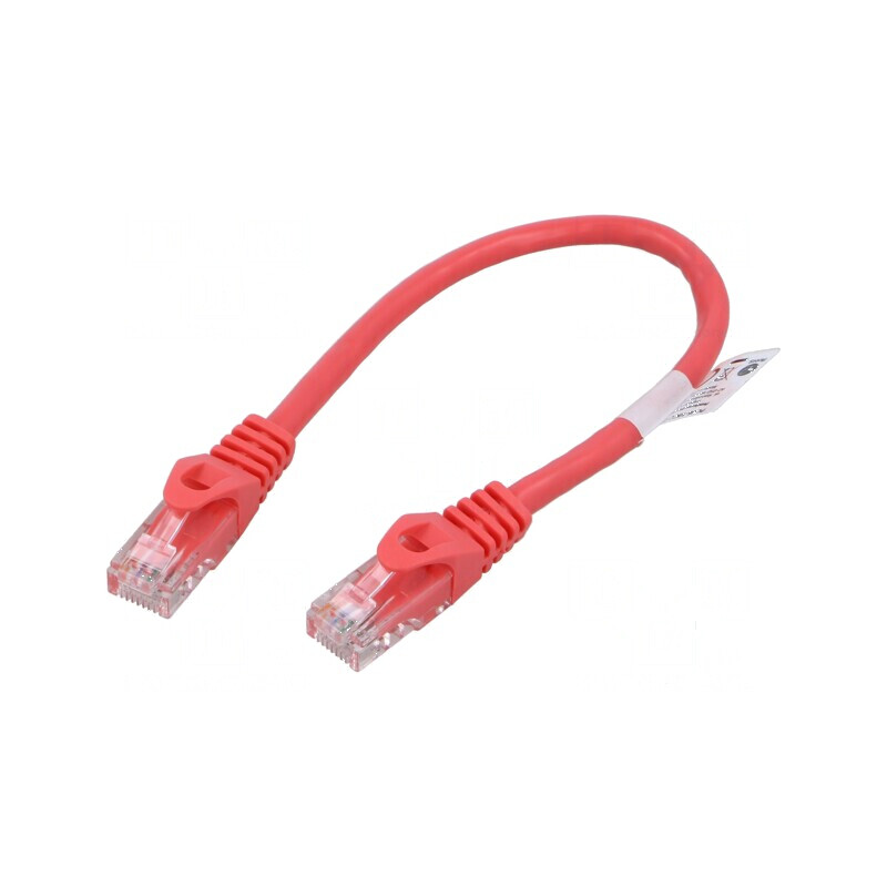 Cabluri de rețea U/UTP 6 litat CCA PVC roșu 0,25m 26AWG | Electronic-mag.ro | Componente Electronice Cabluri de rețea U/UTP 6 litat CCA PVC roșu 0,25m 26AWG | Electronic-mag.ro | Componente Electronice