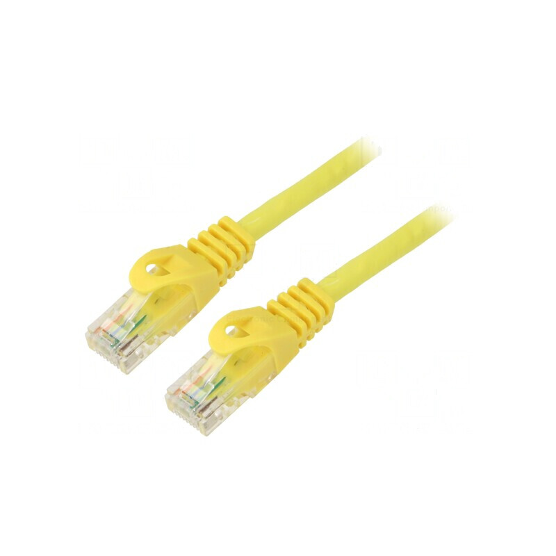 Cablaj Patch cord U/UTP 6 litat CCA PVC galben 0,25m 26AWG | Electronic-mag.ro | Componente Electronice Cablaj Patch cord U/UTP 6 litat CCA PVC galben 0,25m 26AWG | Electronic-mag.ro | Componente Electronice