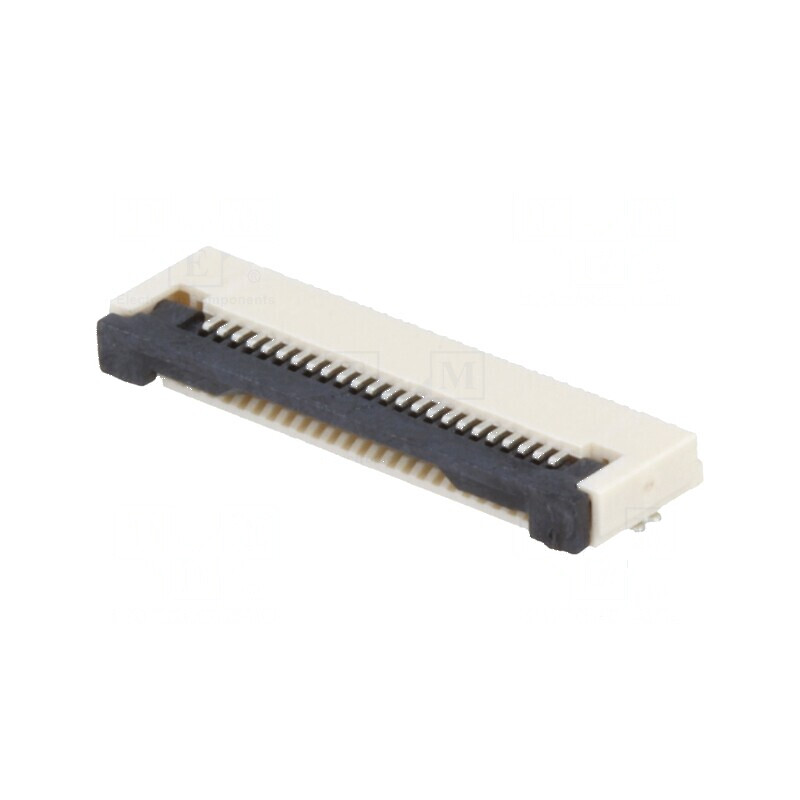 Conector FFC/FPC orizontal 24 pini ZIF, contacte inferioare | Electronic-mag.ro | Componente Electronice Conector FFC/FPC orizontal 24 pini ZIF, contacte inferioare | Electronic-mag.ro | Componente Electronice