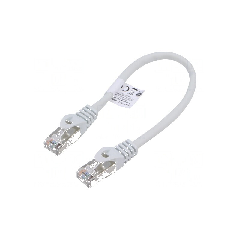 Cabluri Patch F/UTP 5e CCA PVC gri 0,25m 26AWG | Electronic-mag.ro | Componente Electronice Cabluri Patch F/UTP 5e CCA PVC gri 0,25m 26AWG | Electronic-mag.ro | Componente Electronice