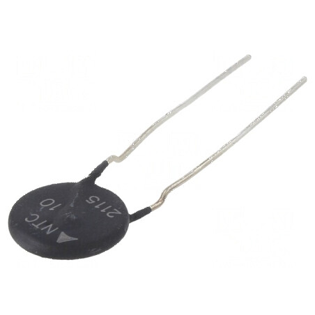 Termistor NTC 10Ω -55° până la 170°C 3,1W THT 3060K 7,5mm | Electronic-mag.ro | Componente Electronice