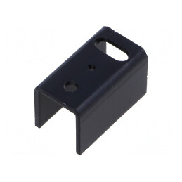 Radiator extrudat U SOT32 TO126 TO220 negru 25mm x 14mm | Electronic-mag.ro | Componente Electronice