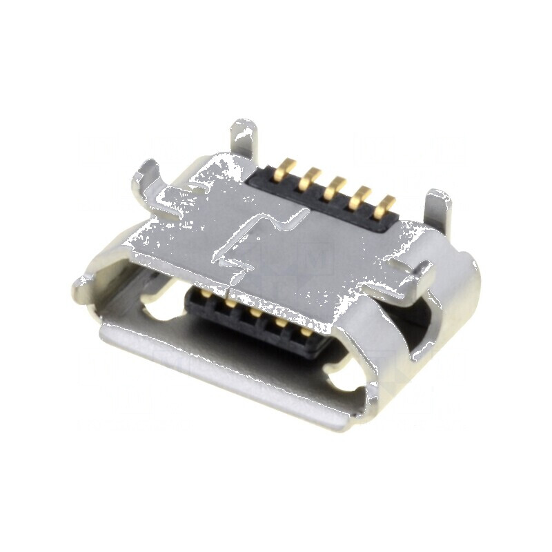 Conector USB B Micro Soclu SMT pentru PCB cu 5 PIN-uri Orizontale | Electronic-mag.ro | Componente Electronice Conector USB B Micro Soclu SMT pentru PCB cu 5 PIN-uri Orizontale | Electronic-mag.ro | Componente Electronice