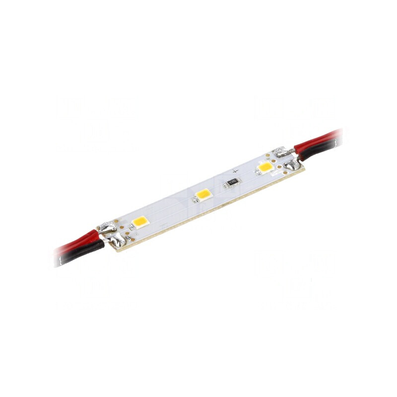 LED Alb Cald 0,72W 55lm 120° 3 Diode 50x10mm 12VDC | Electronic-mag.ro | Componente Electronice LED Alb Cald 0,72W 55lm 120° 3 Diode 50x10mm 12VDC | Electronic-mag.ro | Componente Electronice
