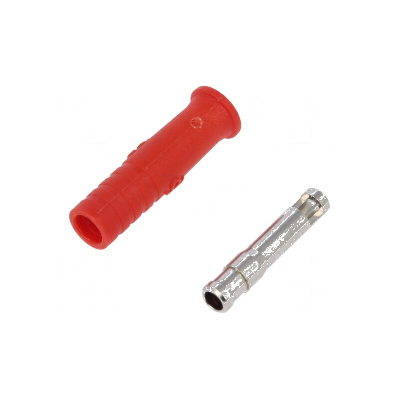 Conector banană 2mm soclu 10A 30VAC 60VDC roşu cu împingere | Electronic-mag.ro | Componente Electronice Conector banană 2mm soclu 10A 30VAC 60VDC roşu cu împingere | Electronic-mag.ro | Componente Electronice