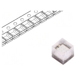 LED UV 150° 700mA 390-410nm 3W 1,6x1,6x1,5mm | Electronic-mag.ro | Componente Electronice