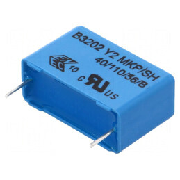 Condensator polipropilenă Y2 100nF 26,5x16,5x8,5mm THT | Electronic-mag.ro | Componente Electronice