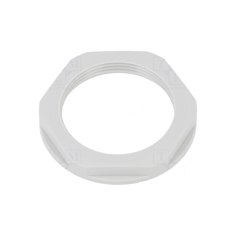 Piuliță PG29 poliamidă UL94V-2 46mm gri deschis -20° până la 100°C | Electronic-mag.ro | Componente Electronice Piuliță PG29 poliamidă UL94V-2 46mm gri deschis -20° până la 100°C | Electronic-mag.ro | Componente Electronice