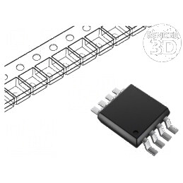 Memorie EEPROM 2kb I2C 256x8bit 1,7-5,5V 400kHz | Electronic-mag.ro | Componente Electronice