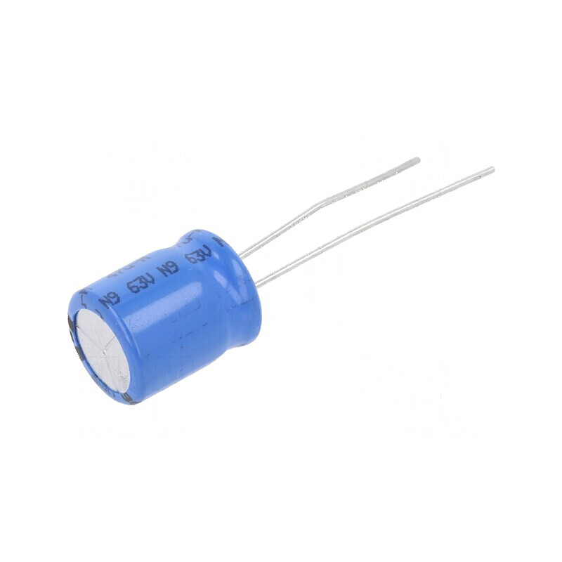 Condensator electrolitic THT 47uF 63VDC Ø10x12mm 5mm Raster | Electronic-mag.ro | Componente Electronice Condensator electrolitic THT 47uF 63VDC Ø10x12mm 5mm Raster | Electronic-mag.ro | Componente Electronice