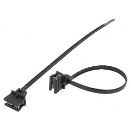 Colier de strângere cu fixare pentru margini 160mm x 4,6mm | Electronic-mag.ro | Componente Electronice