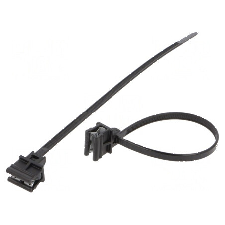 Colier de strângere cu fixare pentru margini 160mm x 4,6mm | Electronic-mag.ro | Componente Electronice