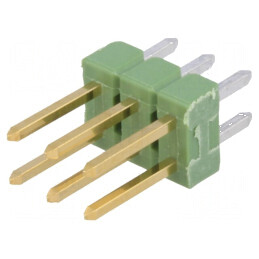 Conector AMPMODU MOD II 6 pini tată THT | Electronic-mag.ro | Componente Electronice