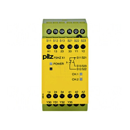 Releu de Siguranță P2HZ X1 24VDC 4 Canale pentru Șină DIN | Electronic-mag.ro | Componente Electronice