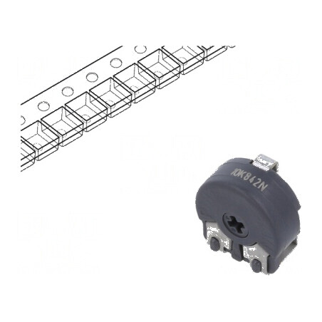 Potențiometru orizontal 10kΩ 150mW montare simplă | Electronic-mag.ro | Componente Electronice