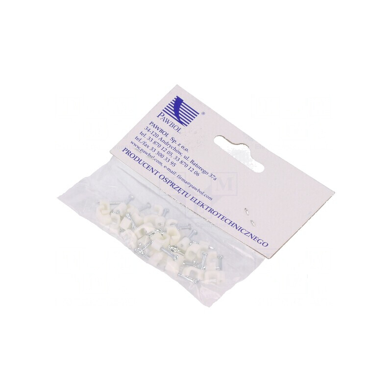 Element de susținere alb pentru cablu plat SMYp 2x0,75 | Electronic-mag.ro | Componente Electronice Element de susținere alb pentru cablu plat SMYp 2x0,75 | Electronic-mag.ro | Componente Electronice