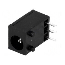 Conector alimentare DC soclu tată 3,5mm 1A MINI THT | Electronic-mag.ro | Componente Electronice